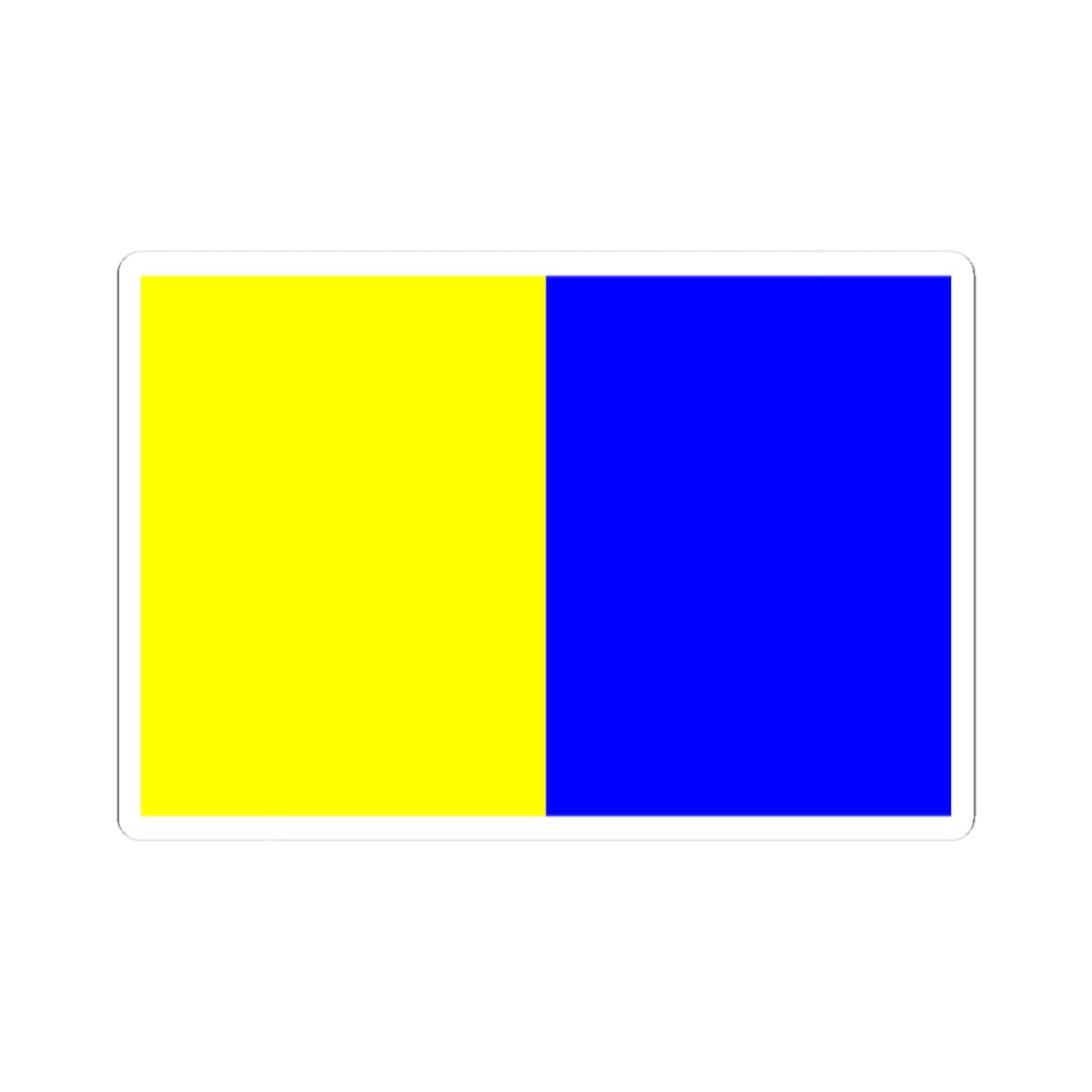 Flag of Montlucon (France) STICKER Vinyl Kiss-Cut Decal