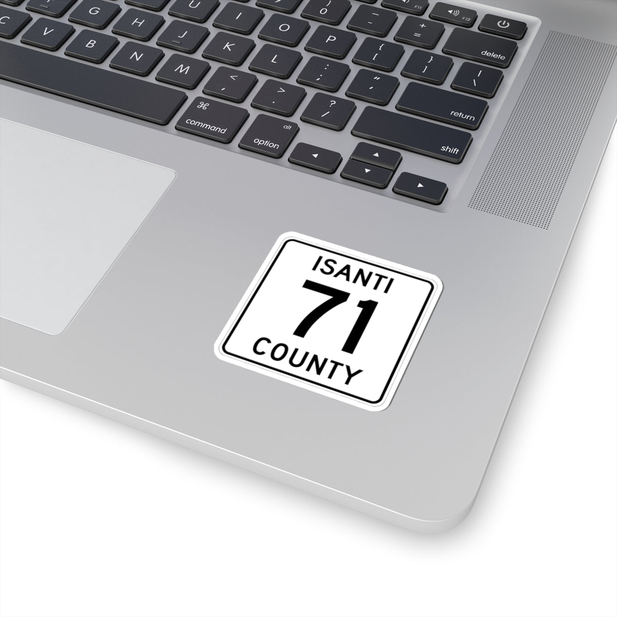 Isanti County 71 MN (Minnesota) (Road Sign) STICKER Vinyl Kiss-Cut Decal