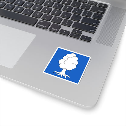 CHE Oberuster Flag (Switzerland) STICKER Vinyl Kiss-Cut Decal