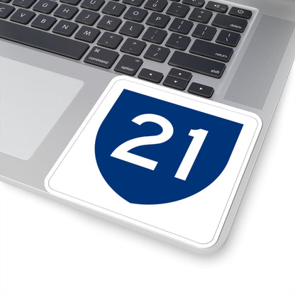 PR primary 21 (Puerto Rico) (Road Sign) STICKER Vinyl Kiss-Cut Decal