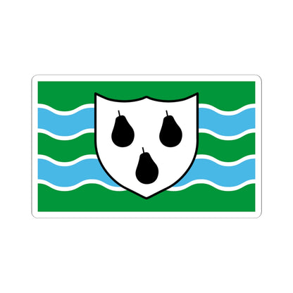 Worcestershire flag (England) STICKER Vinyl Kiss-Cut Decal