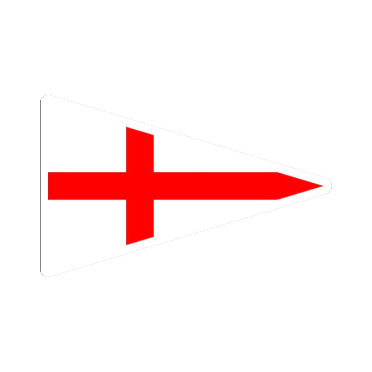 Burgee of c de mar almeria (Spain) STICKER Vinyl Kiss-Cut Decal