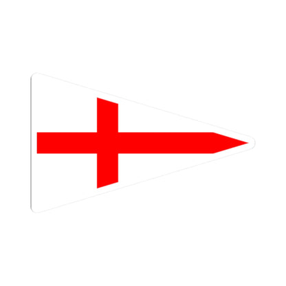 Burgee of c de mar almeria (Spain) STICKER Vinyl Kiss-Cut Decal