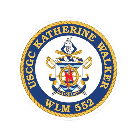 USCGC Kathrine Walker WLM 552 (U.S. Coast Guard) STICKER Vinyl Kiss-Cut Decal