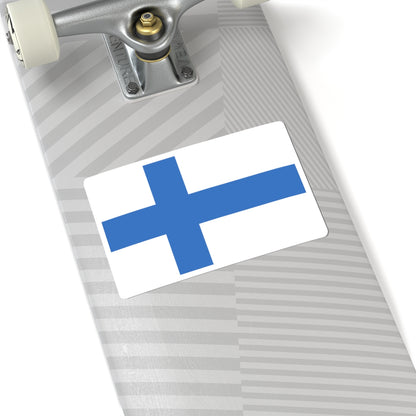 Flag of Finland 1918 (Finland) STICKER Vinyl Kiss-Cut Decal