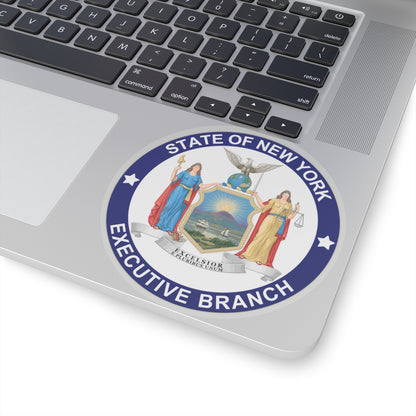 Seal of the Executive Branch of New York - STICKER Vinyl Kiss-Cut Decal