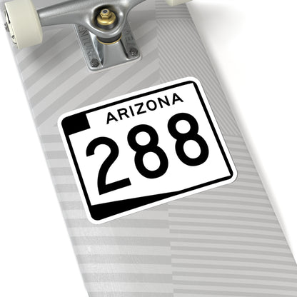 Arizona 288 (Arizona) (Road Sign) STICKER Vinyl Kiss-Cut Decal