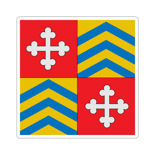 Flag of Jean Cesar Scarcella (Switzerland) STICKER Vinyl Kiss-Cut Decal