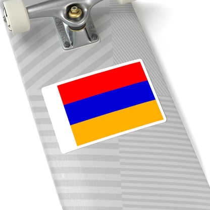 Flag of Myasnikovsky rayon Rostov oblast (Russia) STICKER Vinyl Kiss-Cut Decal