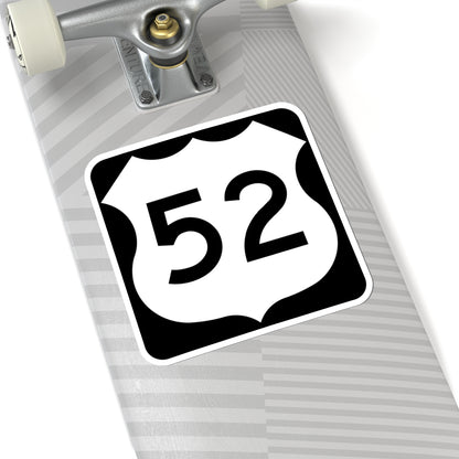 US 52 MN 1961 (Minnesota) (Road Sign) STICKER Vinyl Kiss-Cut Decal