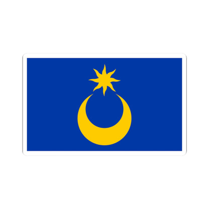 City Flag of Portsmouth (England) STICKER Vinyl Kiss-Cut Decal
