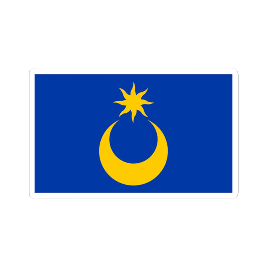 City Flag of Portsmouth (England) STICKER Vinyl Kiss-Cut Decal