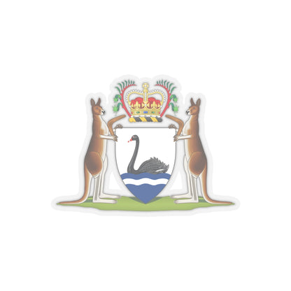 Coat of arms of Western Australia - STICKER Vinyl Kiss-Cut Decal