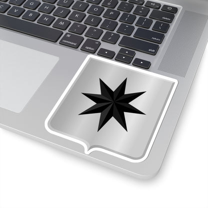 Alphen ZH wapen (Netherlands) (Coat of Arms) STICKER Vinyl Kiss-Cut Decal