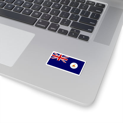 Flag Vanuatu before 1953 (Vanuatu) STICKER Vinyl Kiss-Cut Decal