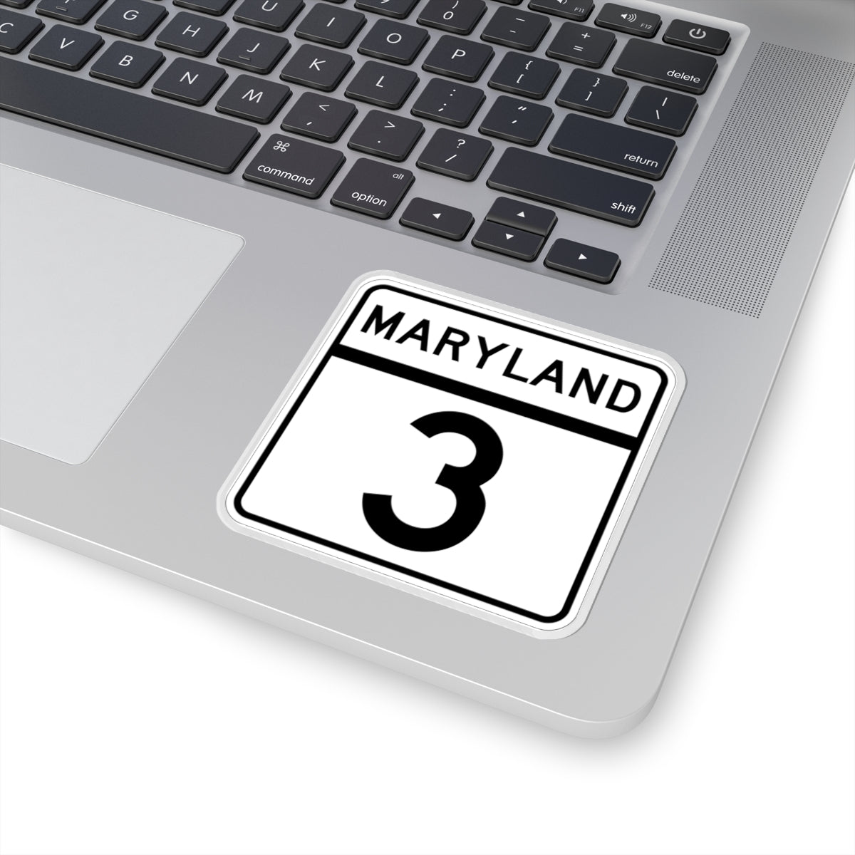 MD 3 (Maryland) (Road Sign) STICKER Vinyl Kiss-Cut Decal