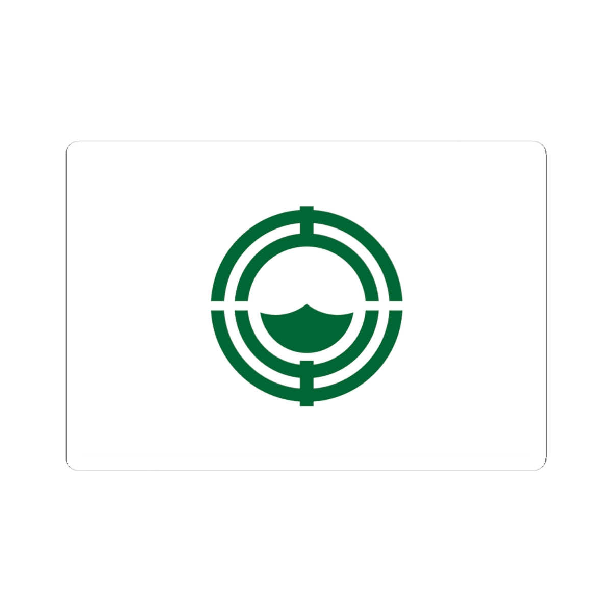 Flag of Oketo Hokkaido (Japan) STICKER Vinyl Kiss-Cut Decal