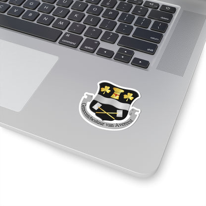 Avereest wapen (Netherlands) (Coat of Arms) STICKER Vinyl Kiss-Cut Decal
