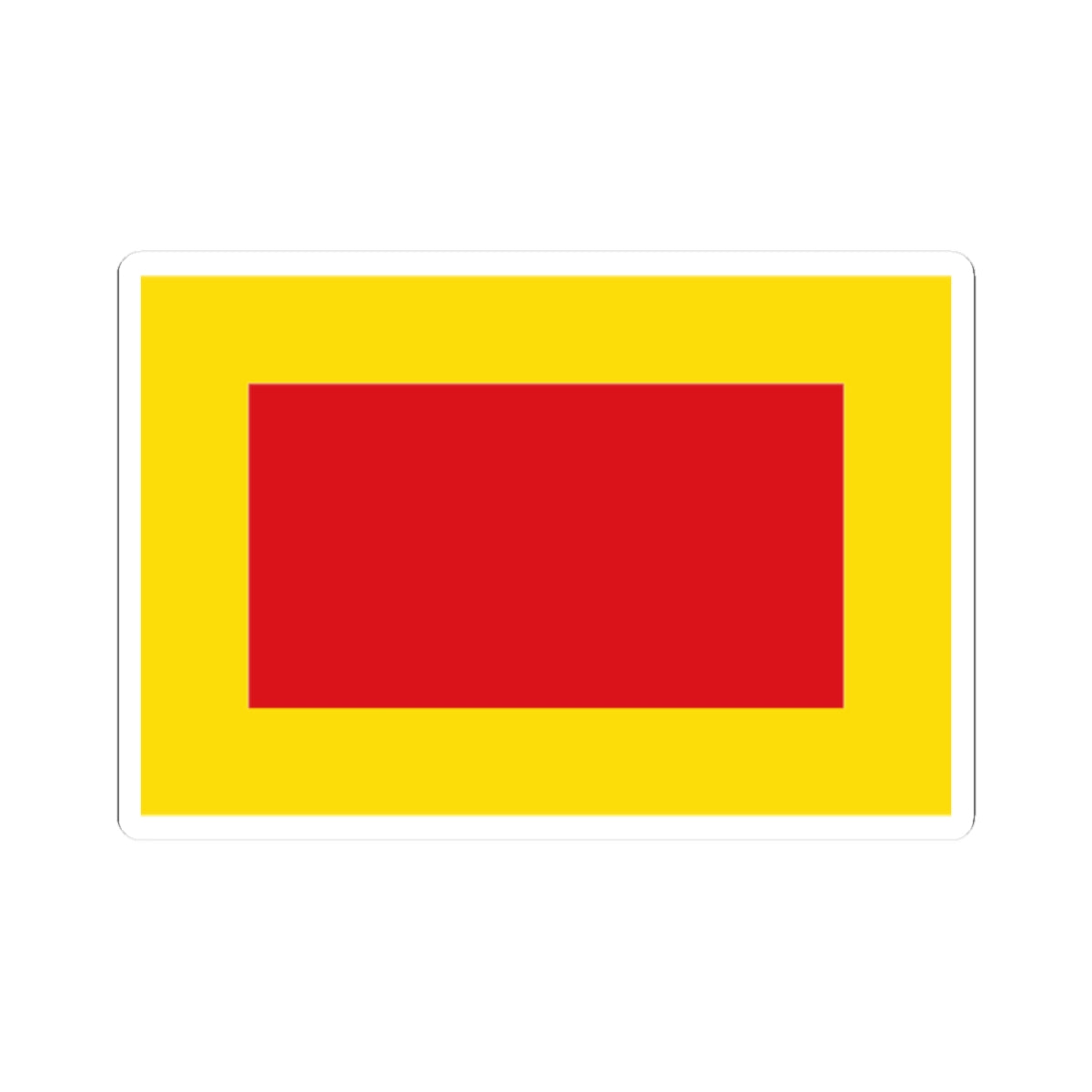 Flag maritime sevilla (Spain) STICKER Vinyl Kiss-Cut Decal