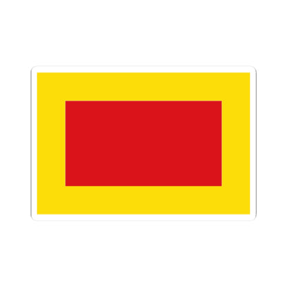 Flag maritime sevilla (Spain) STICKER Vinyl Kiss-Cut Decal