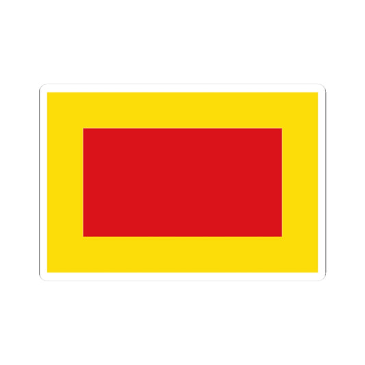 Flag maritime sevilla (Spain) STICKER Vinyl Kiss-Cut Decal