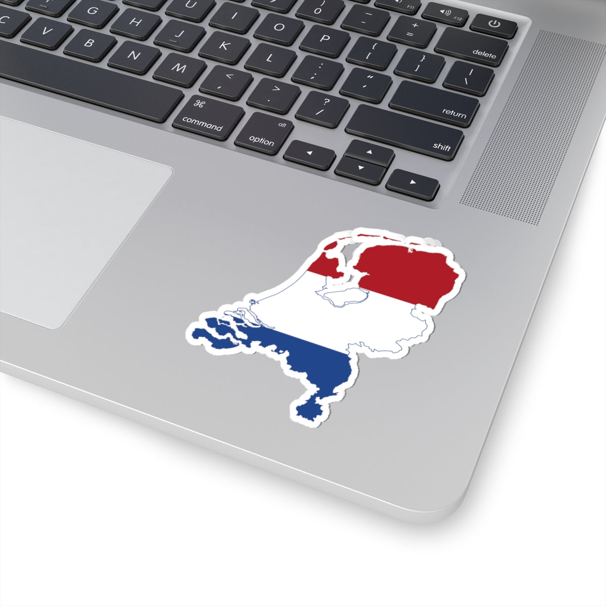 Flag-map of the Netherlands (Netherlands) STICKER Vinyl Kiss-Cut Decal