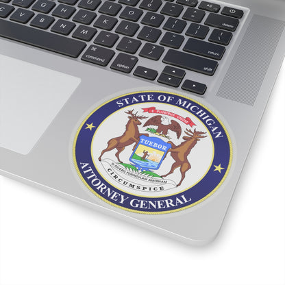 Seal of Michigan Attorney General - STICKER Vinyl Kiss-Cut Decal