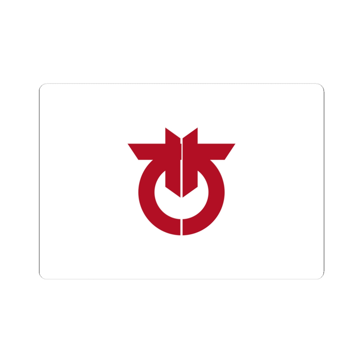 Flag of Okegawa Saitama (Japan) STICKER Vinyl Kiss-Cut Decal
