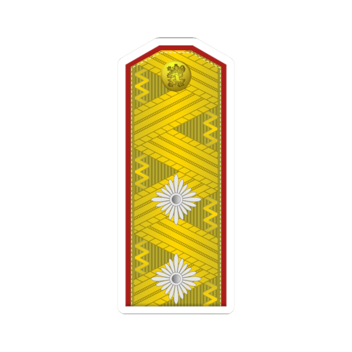 Bulgaria Army OF 7 (Bulgaria) (Military Rank) STICKER Vinyl Kiss-Cut Decal