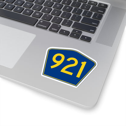 PR secondary 921 (Puerto Rico) (Road Sign) STICKER Vinyl Kiss-Cut Decal