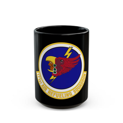 171st Air Refueling Squadron (U.S. Air Force) Black Coffee Mug-15oz-The Sticker Space