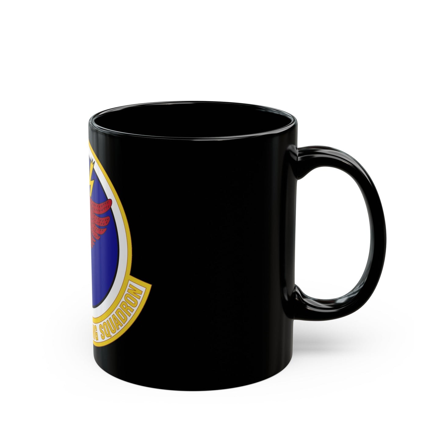 171st Air Refueling Squadron (U.S. Air Force) Black Coffee Mug-The Sticker Space