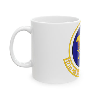 171st Air Refueling Squadron (U.S. Air Force) White Coffee Mug-The Sticker Space