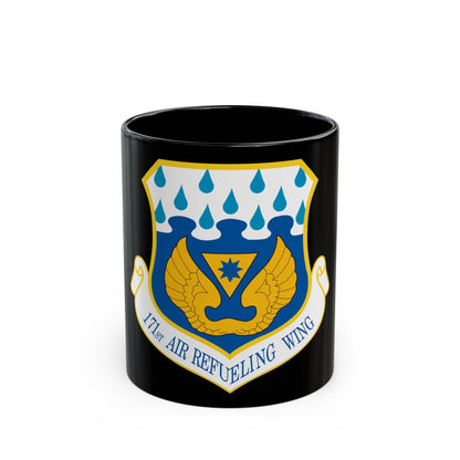 171st Air Refueling Wing (U.S. Air Force) Black Coffee Mug-11oz-The Sticker Space