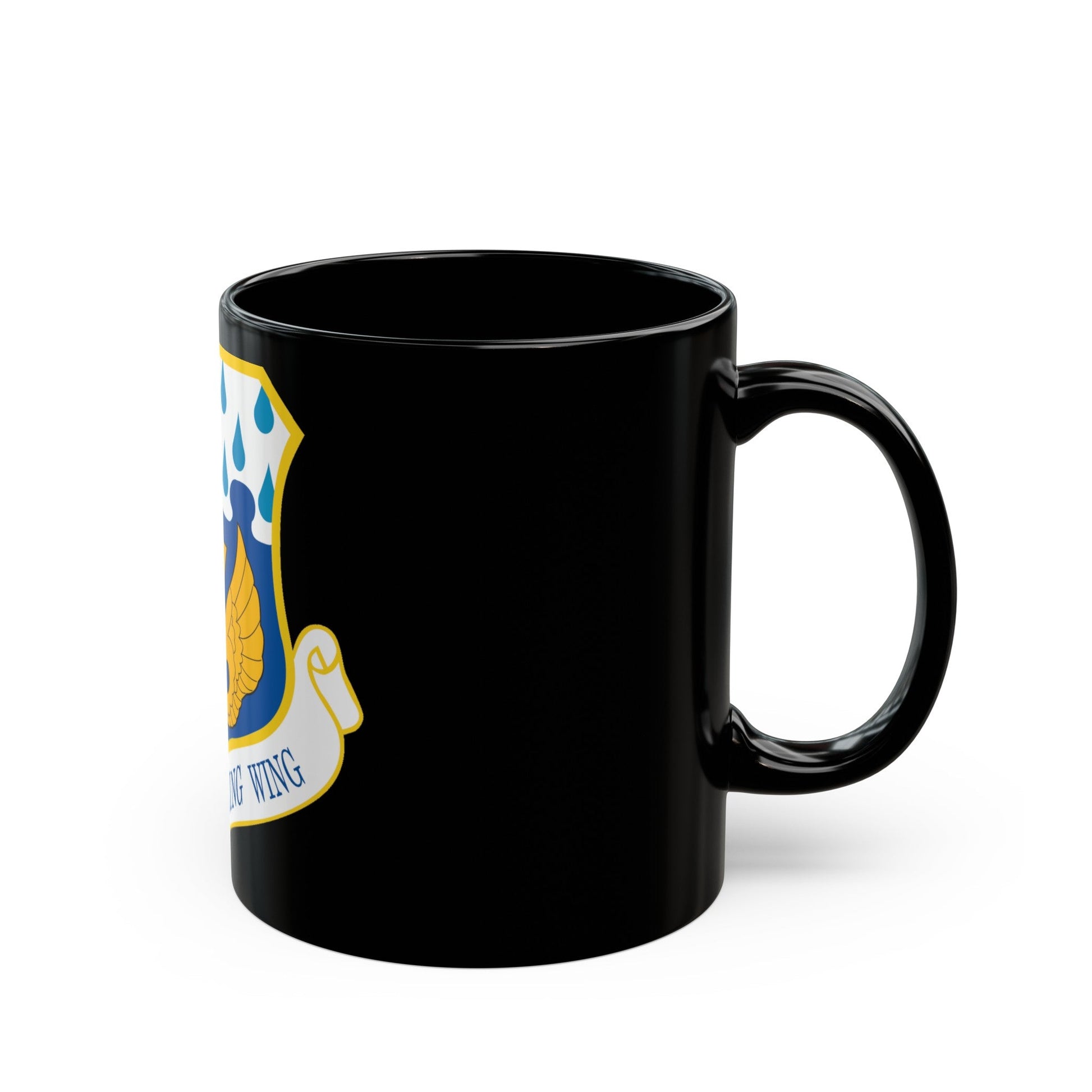 171st Air Refueling Wing (U.S. Air Force) Black Coffee Mug-The Sticker Space