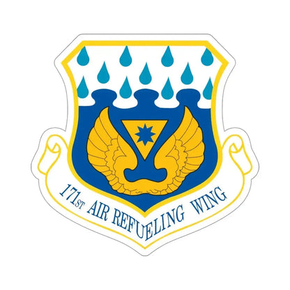 171st Air Refueling Wing (U.S. Air Force) STICKER Vinyl Die-Cut Decal 4 Inch - The Sticker Space