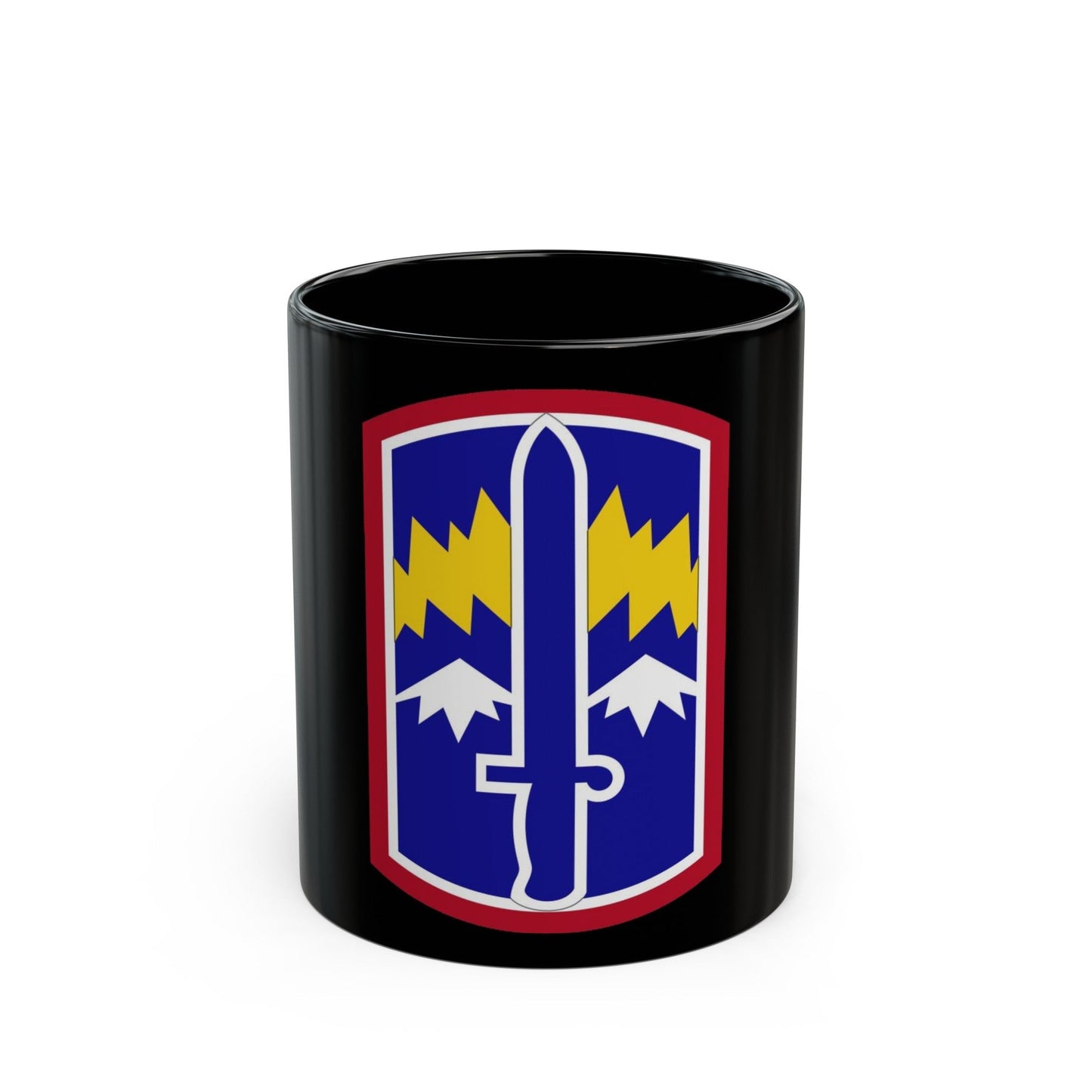 171ST INFANTRY BRIGADE (U.S. Army) Black Coffee Mug-11oz-The Sticker Space