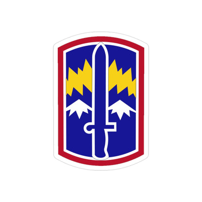 171ST INFANTRY BRIGADE (U.S. Army) REVERSE PRINT Transparent STICKER-2 Inch-The Sticker Space