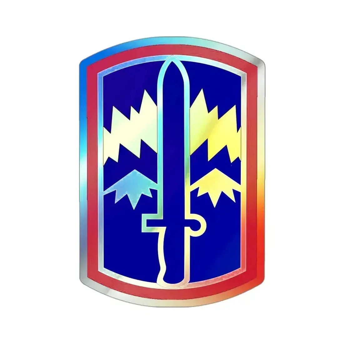 171ST INFANTRY BRIGADE (U.S. Army) Holographic STICKER Die-Cut Vinyl Decal 3 Inch Holographic - The Sticker Space