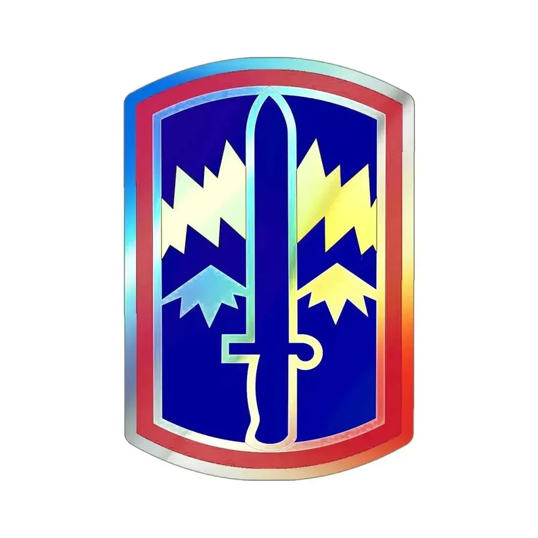 171ST INFANTRY BRIGADE (U.S. Army) Holographic STICKER Die-Cut Vinyl Decal 4 Inch Holographic - The Sticker Space