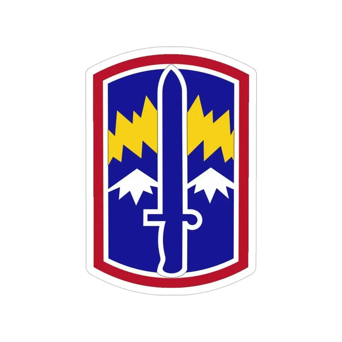 171ST INFANTRY BRIGADE (U.S. Army) Transparent STICKER Die-Cut Vinyl Decal 5 Inch - The Sticker Space