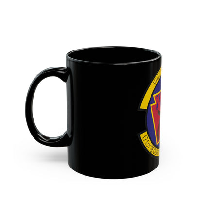 171st Security Forces Squadron (U.S. Air Force) Black Coffee Mug-The Sticker Space