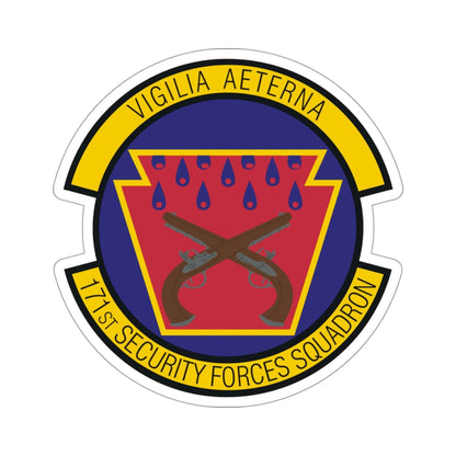 171st Security Forces Squadron (U.S. Air Force) STICKER Vinyl Die-Cut Decal-4 Inch-The Sticker Space