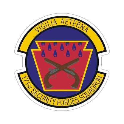 171st Security Forces Squadron (U.S. Air Force) STICKER Vinyl Die-Cut Decal-6 Inch-The Sticker Space