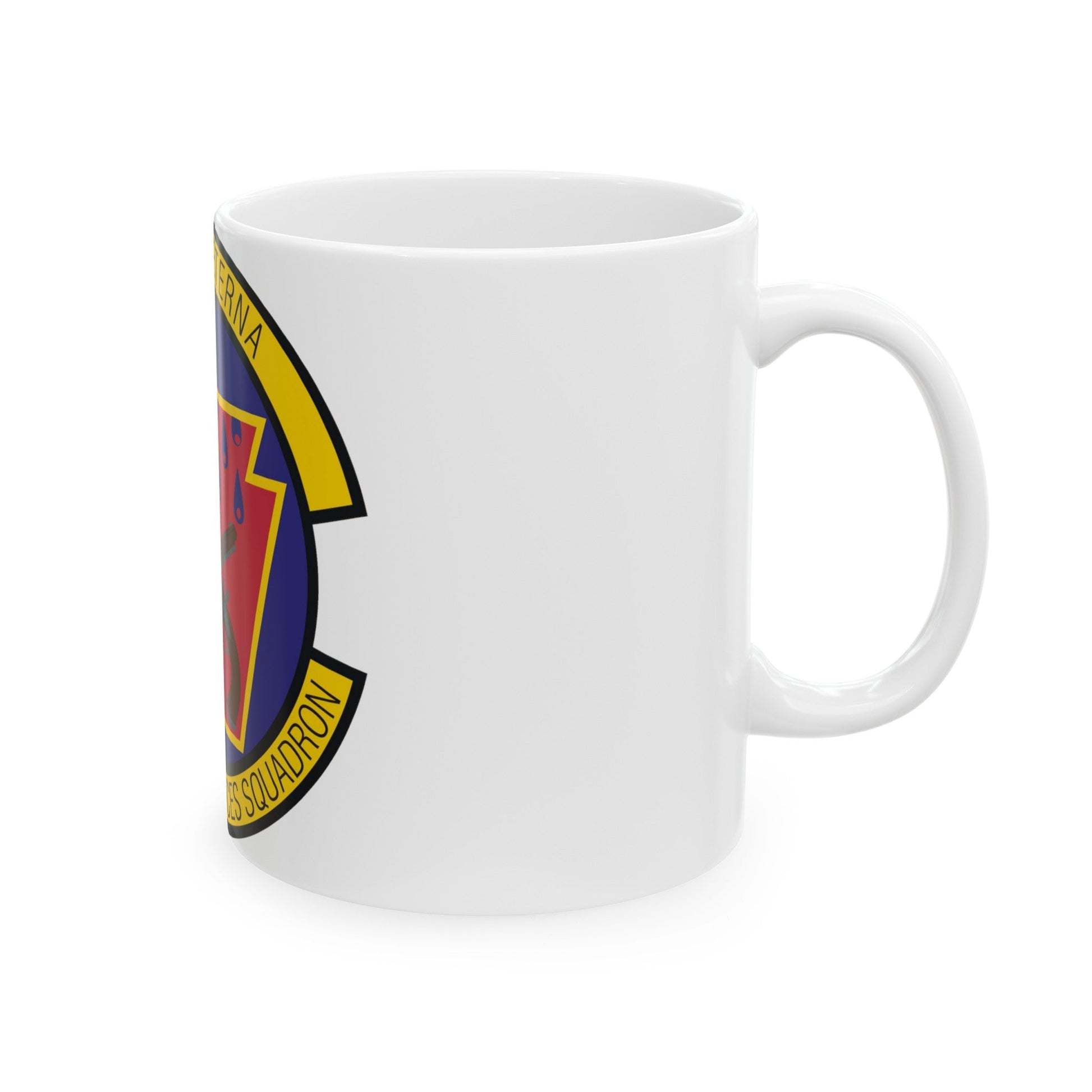 171st Security Forces Squadron (U.S. Air Force) White Coffee Mug-The Sticker Space