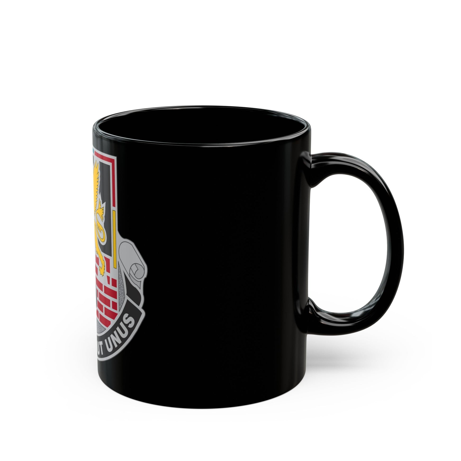 172 Engineer Battalion (U.S. Army) Black Coffee Mug-The Sticker Space