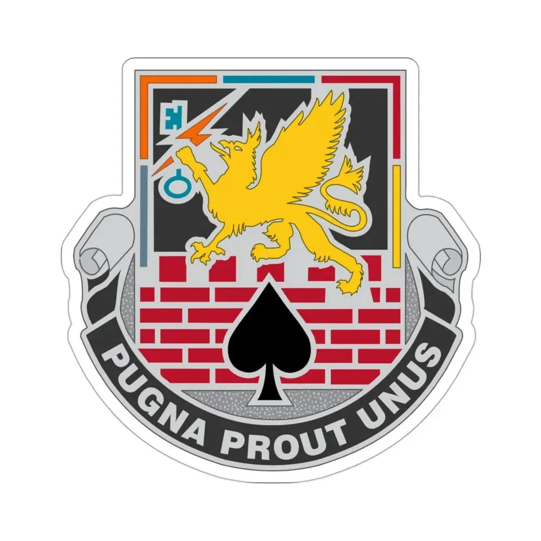 172 Engineer Battalion (U.S. Army) STICKER Vinyl Die-Cut Decal - The Sticker Space