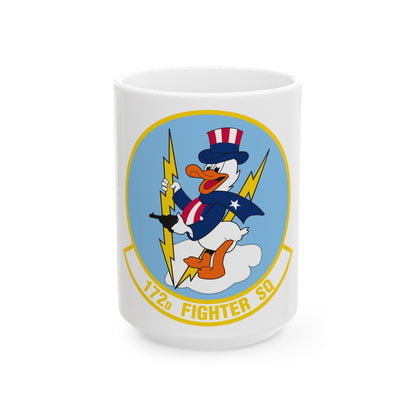 172 Fighter Squadron (U.S. Air Force) White Coffee Mug-15oz-The Sticker Space