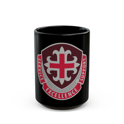 172 Medical Battalion (U.S. Army) Black Coffee Mug-15oz-The Sticker Space