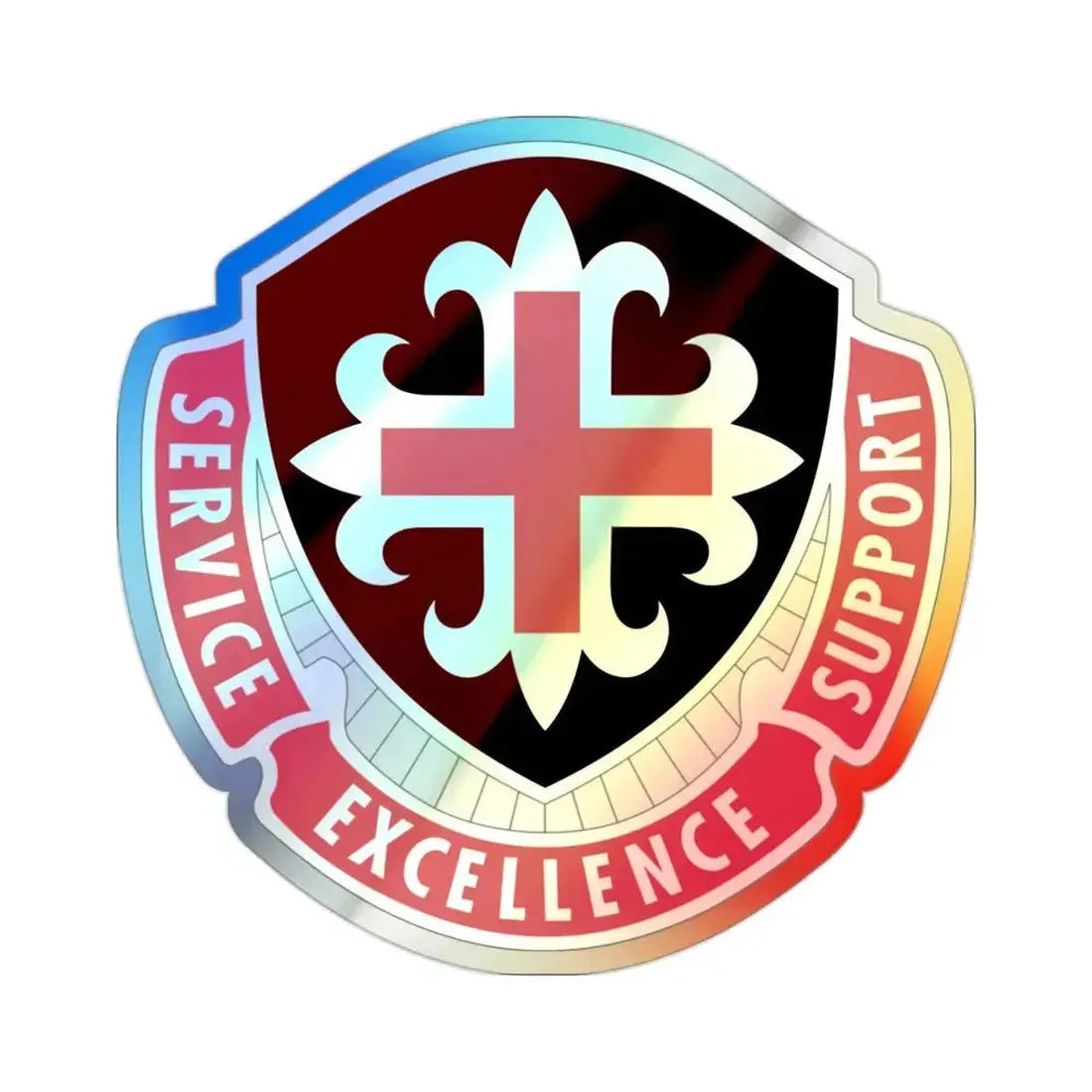 172 Medical Battalion (U.S. Army) Holographic STICKER Die-Cut Vinyl Decal - The Sticker Space